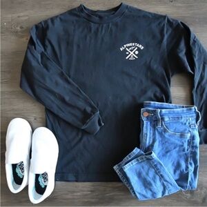 Vintage Alpine Stars Long Sleeve Racing Tee - Vintage